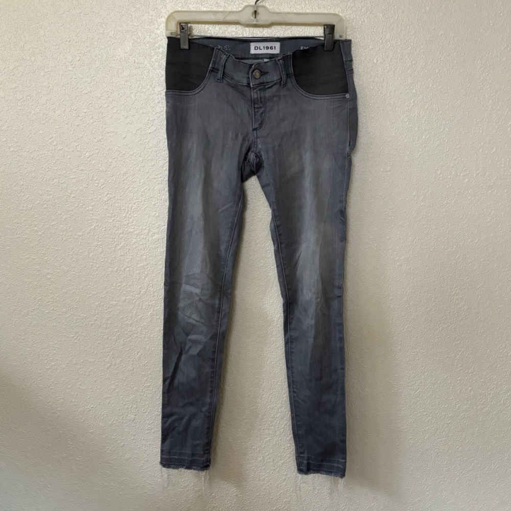 DL1961 Gray Emma Maternity Power Leggings Size 25